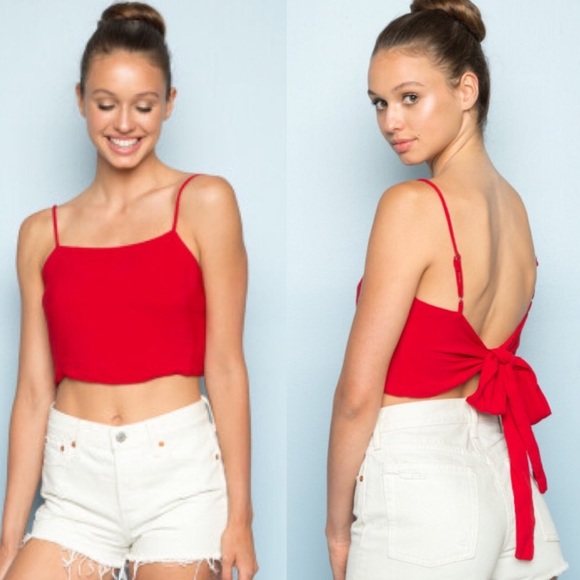 Brandy Melville Tops - Brandy Melville | Kimberly Tie Back Tank